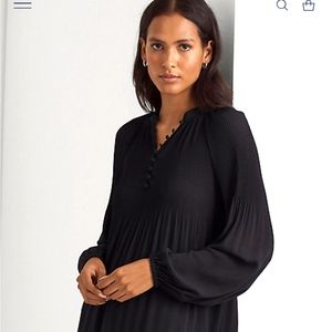 NWT Ralph Lauren Pleated Georgette Blouse